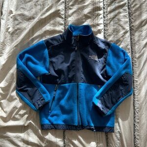 Boys North Face Blue Fleece Jacket